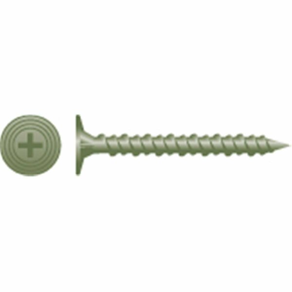 Strong-Point 8-15 x 1.25 in. Phillips Wafer Head Screw with Nibs Ruspert Coated, 5PK CB814SPN